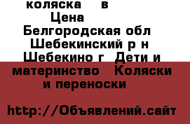  коляска  2 в 1  ZORG › Цена ­ 6 500 - Белгородская обл., Шебекинский р-н, Шебекино г. Дети и материнство » Коляски и переноски   